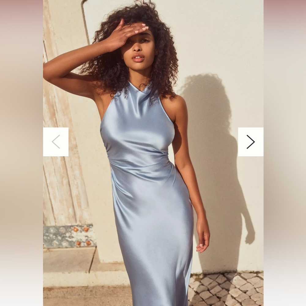 Reformation Casette Sleeveless Silk Midi Dress